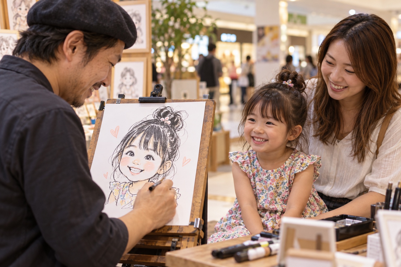 似顔絵の企画イメージ